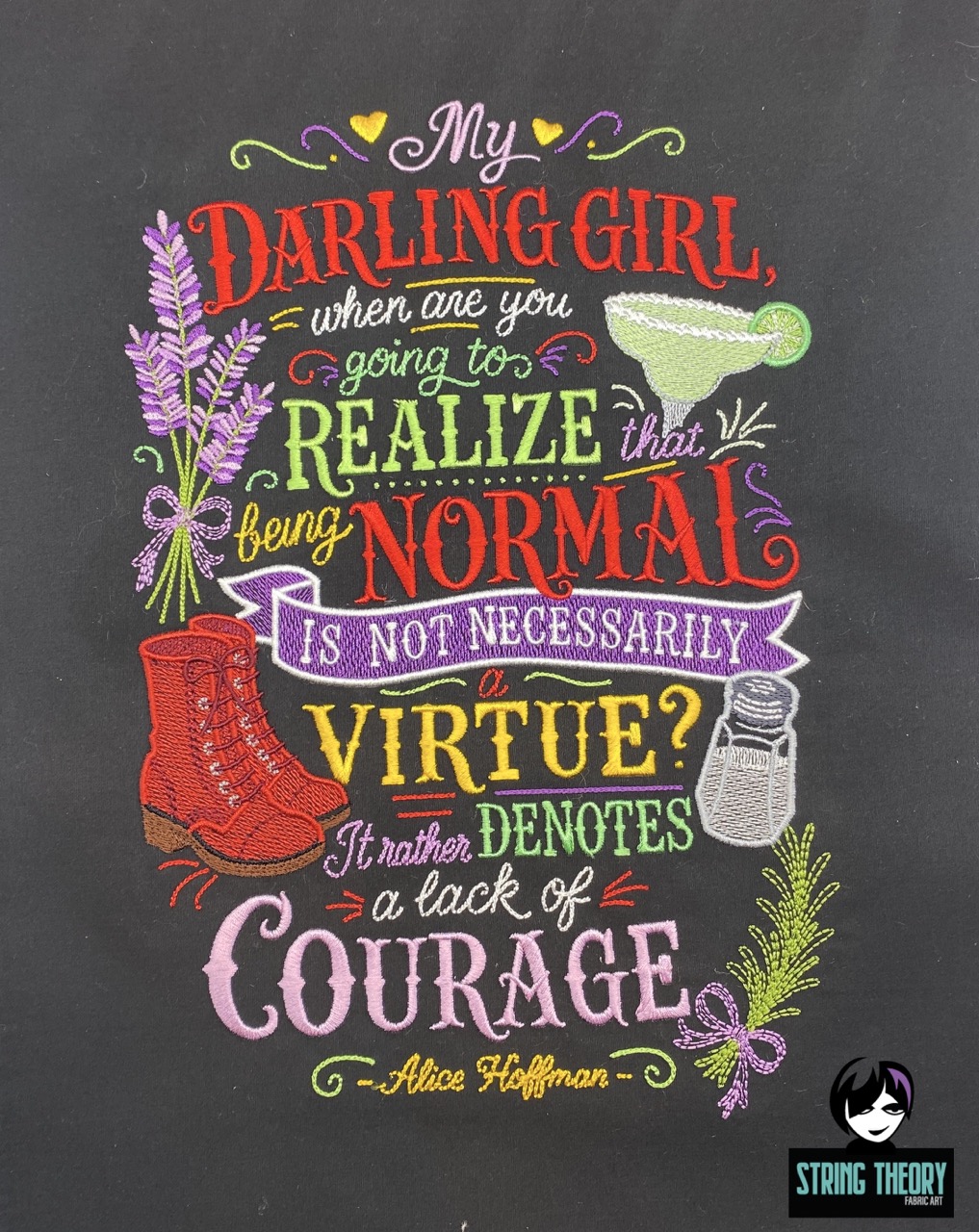 Practical Magic - Darling Girl Machine Embroidery Pattern