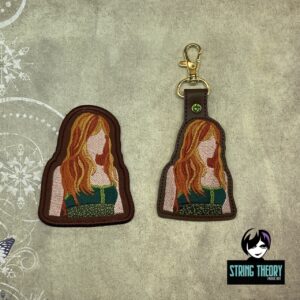 Practical Magic - Gillian patch fob ITH Machine Embroidery Design