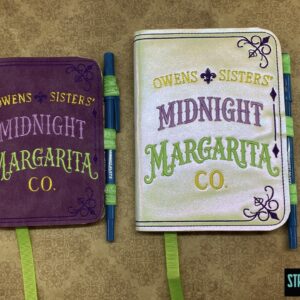 Practical Magic - Midnight Margarita ITH Notebook Cover machine embroidery design