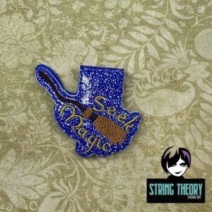 Practical Magic Seek Your Magic Magnetic Bookmark ITH Machine Embroidery Design