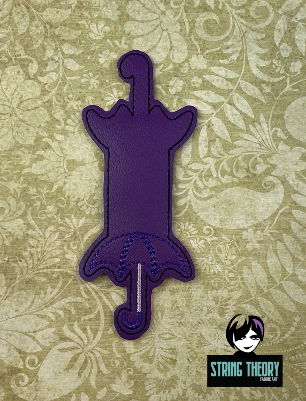Practical Magic Umbrella Magnetic Bookmark ITH Machine Embroidery Design
