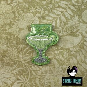 Practical Magic Margarita Magnetic Bookmark ITH Machine Embroidery Design