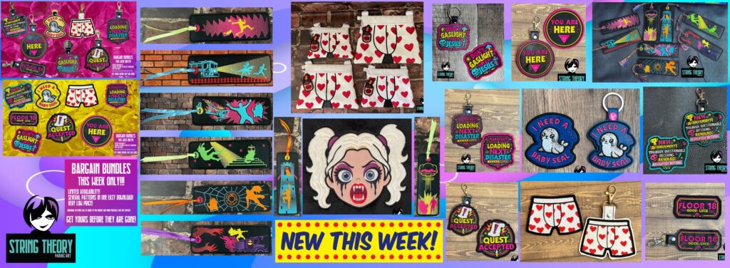 Dungeon Crawler Carl inspired machine embroidery patterns in full fill, patch, fob formats. Perfect for sci-fi fans, RPG gamers, geek gifts, nerdy accessories