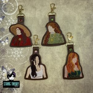 Practical Magic Patch Fob 1 ITH Machine Embroidery Design Bundle