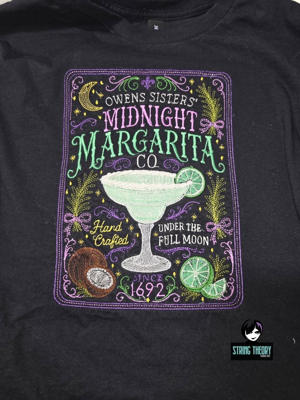 Practical Magic Midnight Margarita Machine Embroidery Design