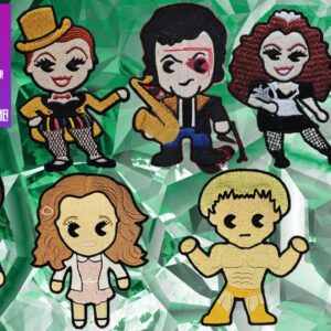 Rocky Horror Picture Show set machine embroidery bundle