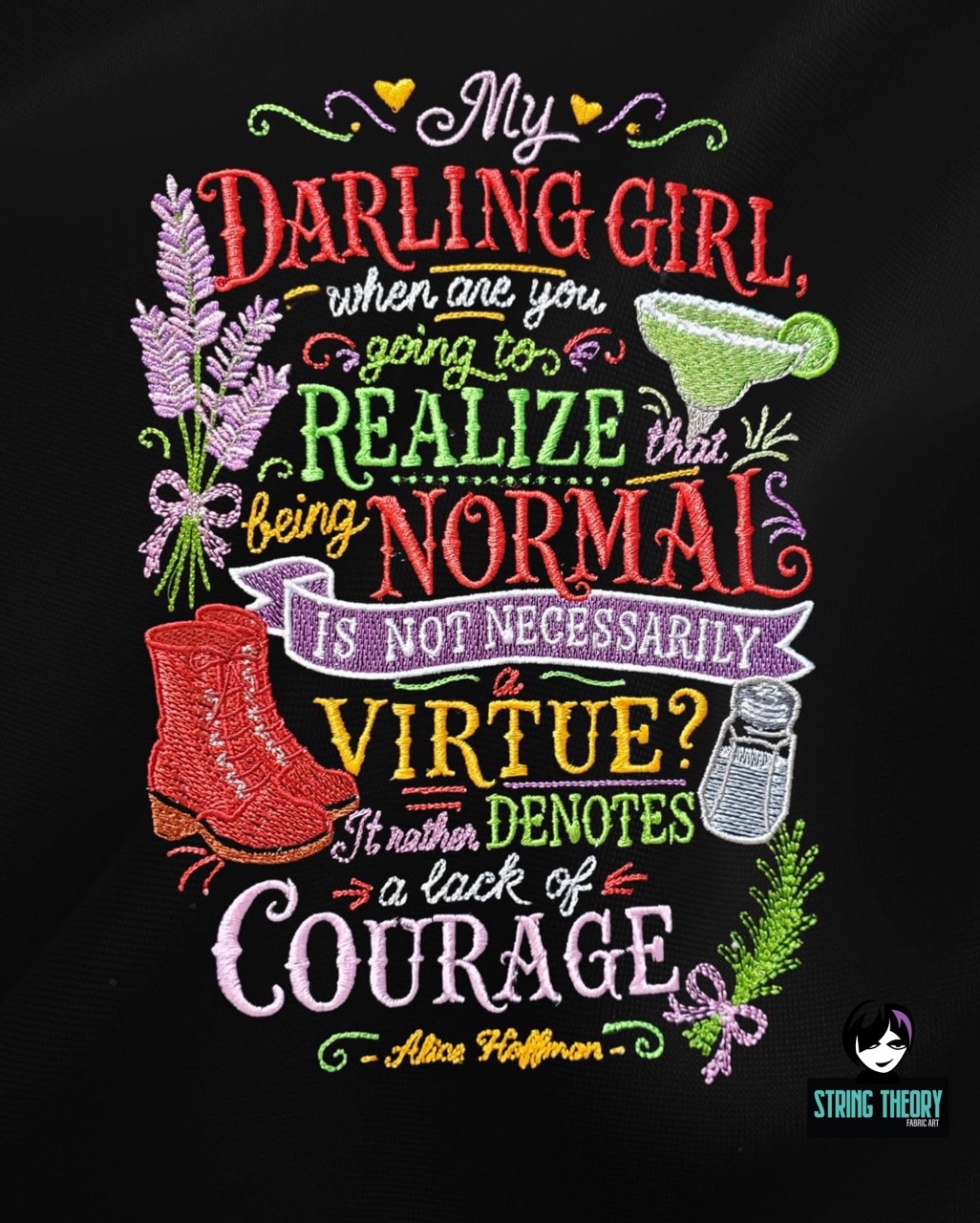 Practical Magic - Darling Girl Machine Embroidery Pattern