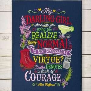 Practical Magic - Darling Girl Machine Embroidery Pattern