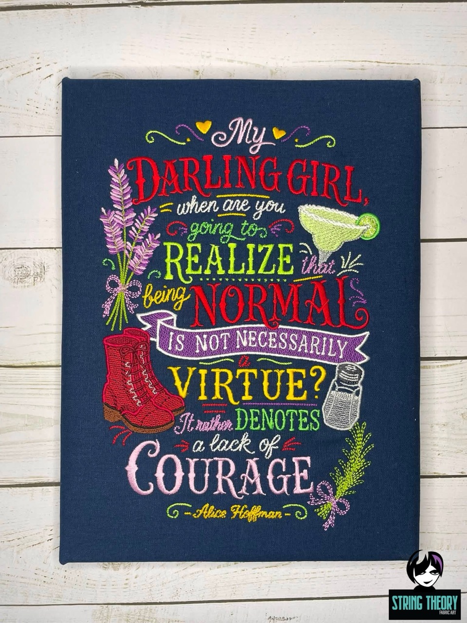 Practical Magic - Darling Girl Machine Embroidery Pattern