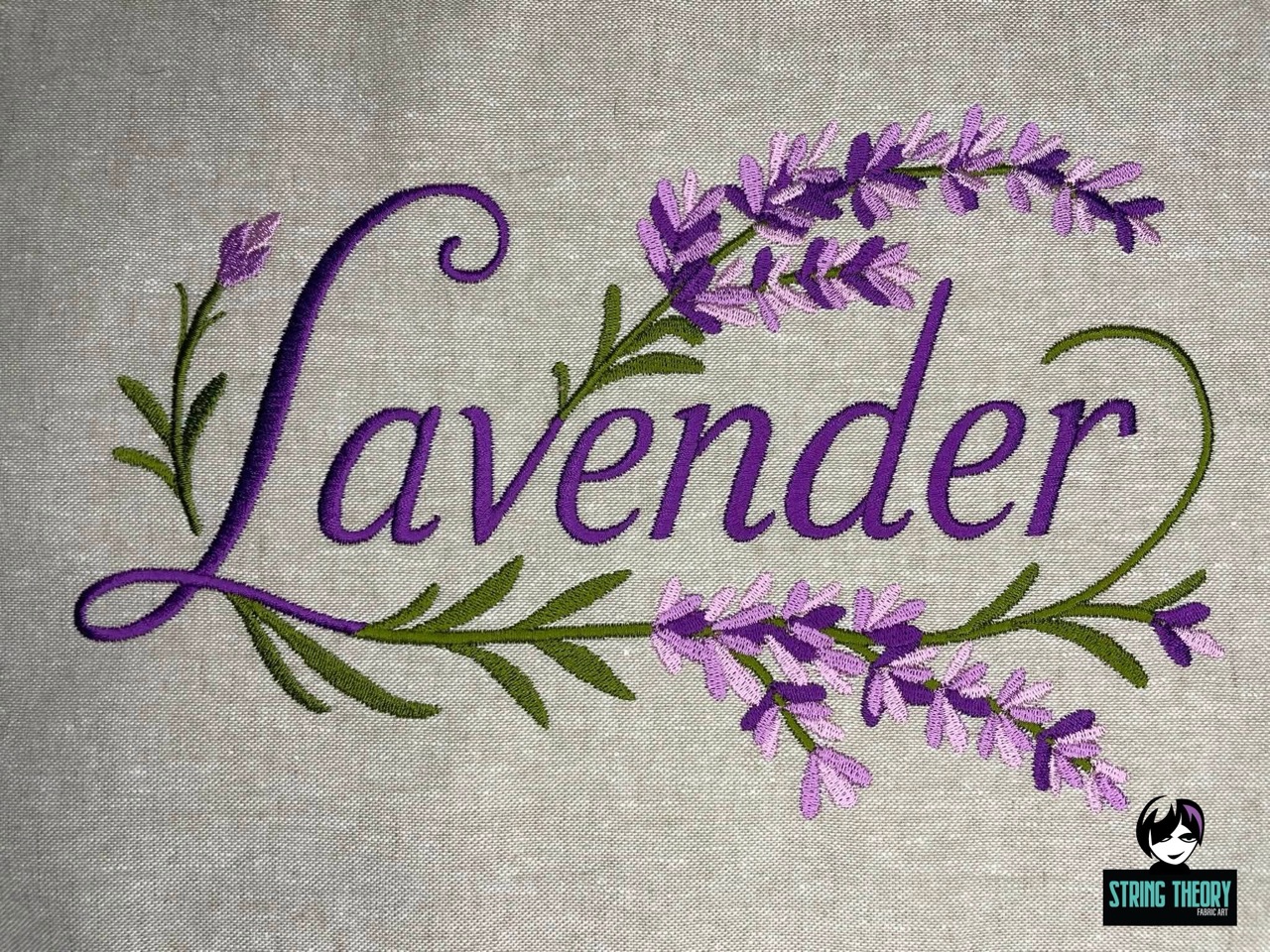 Practical Magic - Lavender Machine Embroidery Pattern Design