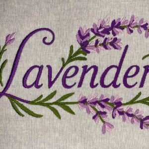 Practical Magic - Lavender Machine Embroidery Pattern Design