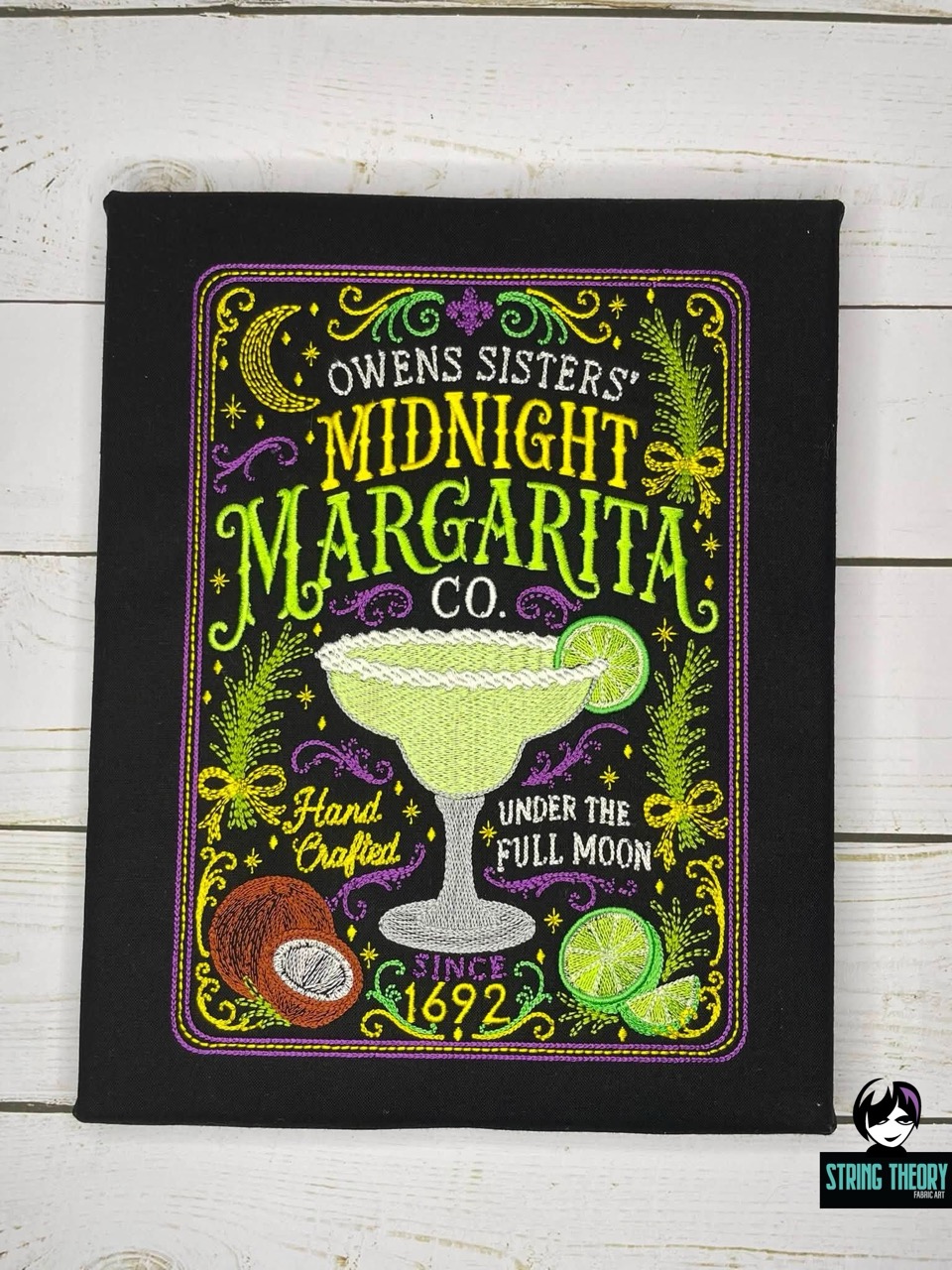 Practical Magic Midnight Margarita Machine Embroidery Design