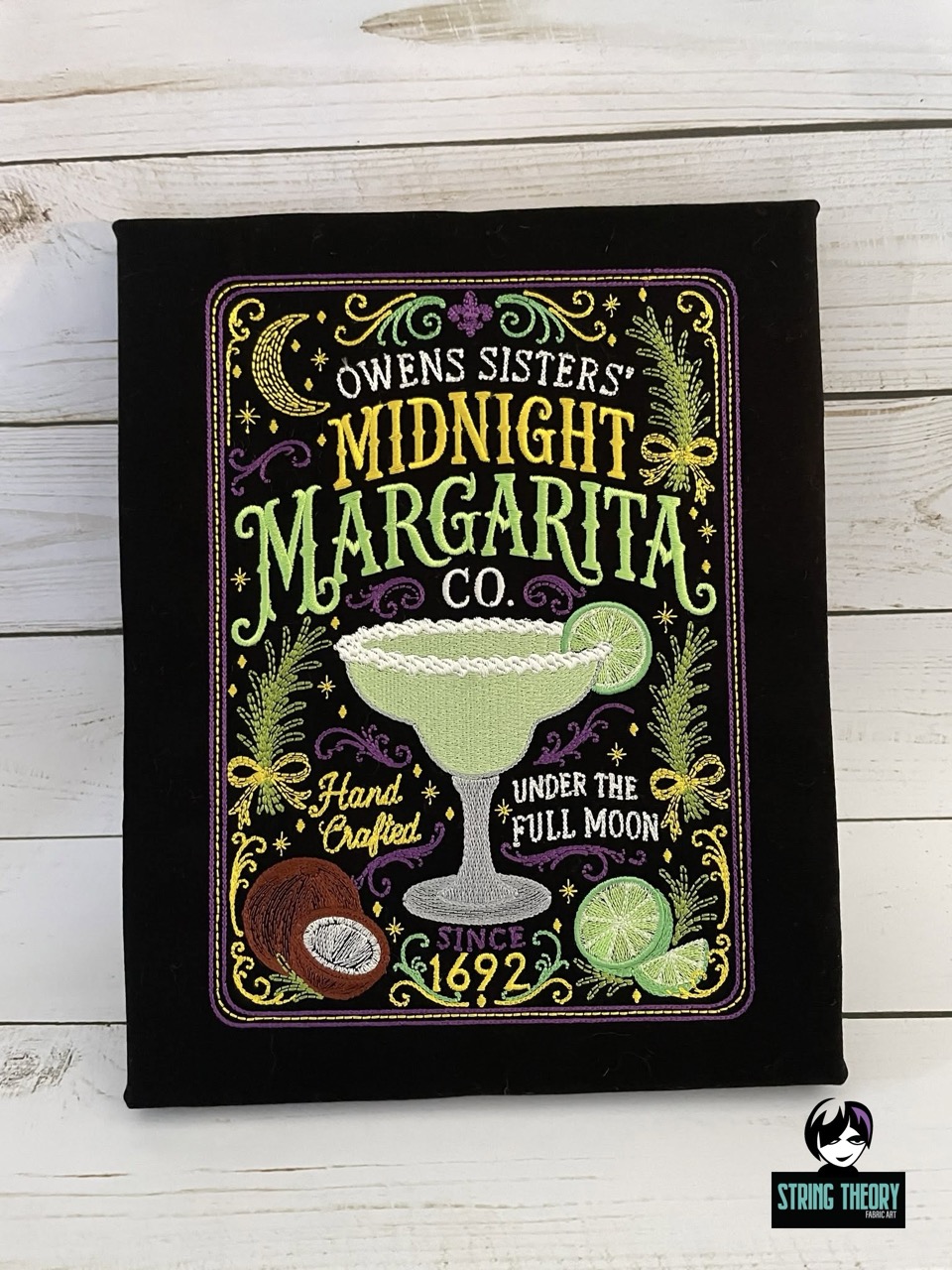 Practical Magic Midnight Margarita Machine Embroidery Design