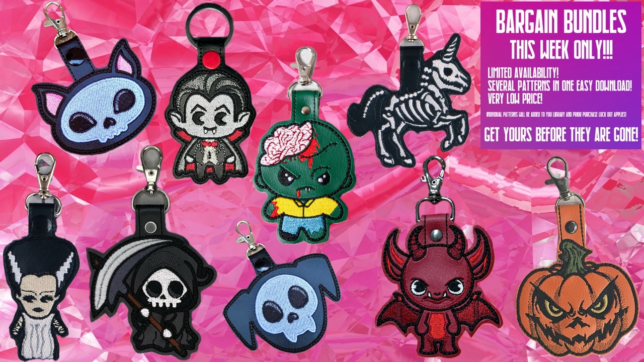 Classic Horror Chibi Fob ITH Bargain Bundle
