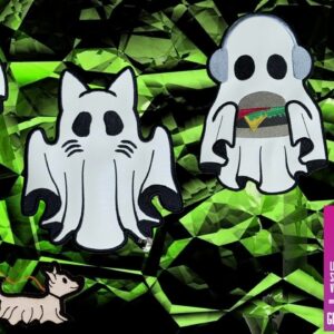 Ghost 5x7 set ITH machine embroidery design Bargain Bundle