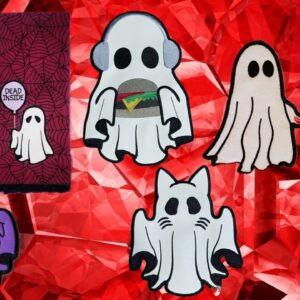 Ghost 7x11 set ITH machine embroidery design Bargain Bundle