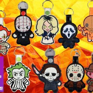 Inspired Horror Chibi Fob Bargain Bundle 2 ITH Machine Embroidery Design