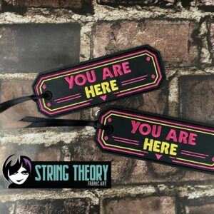 DCC You Are Here Machine Embroidery
