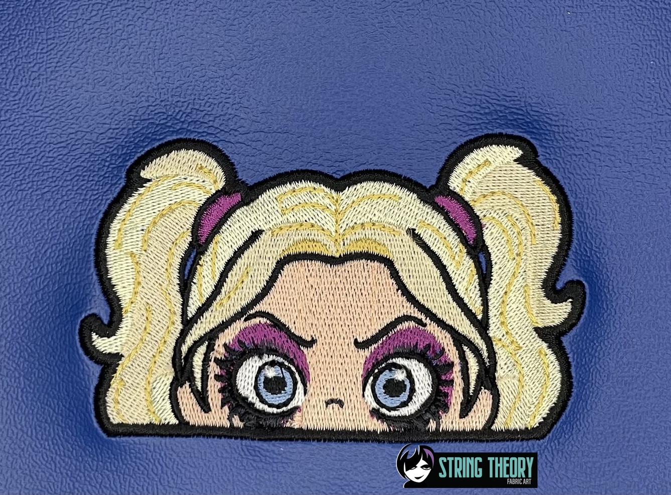 DCC Chibi Samantha peeker ITH machine embroidery design