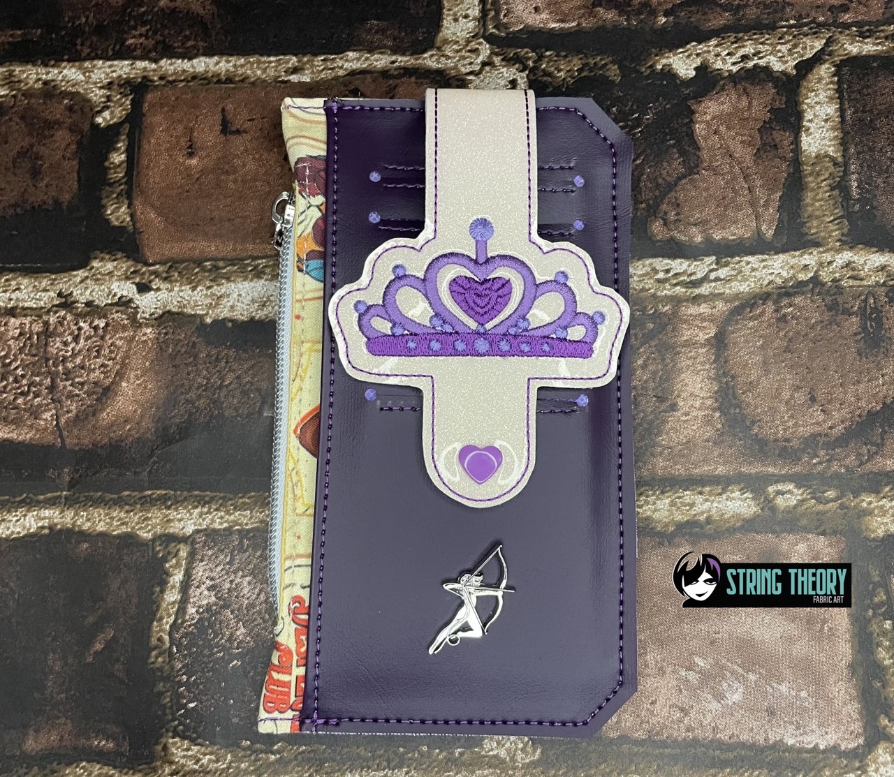 DCC Tiara wallet tabs ITH machine embroidery design