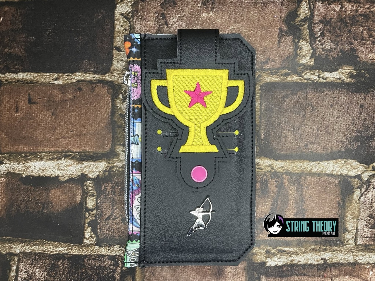 DCC Trophy wallet tabs ITH machine embroidery design
