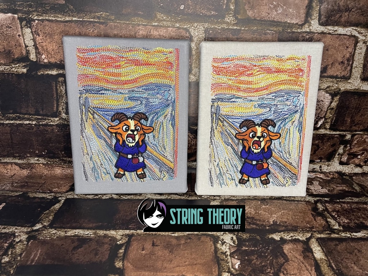 DCC Prepotente The Scream machine embroidery design