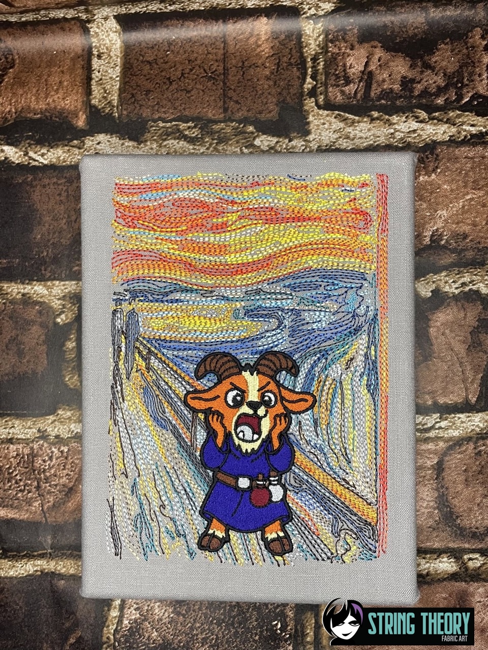 DCC Prepotente The Scream machine embroidery design