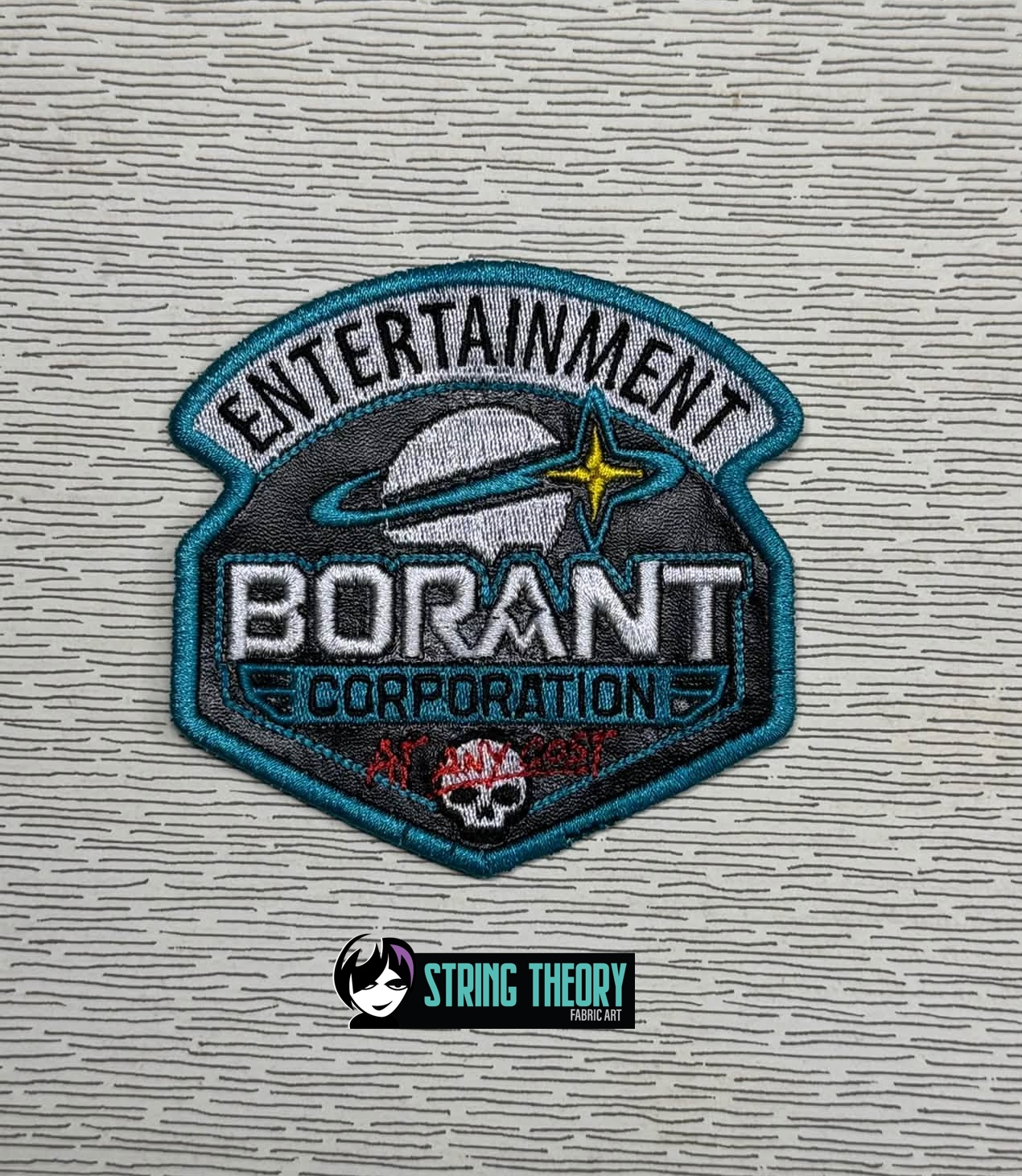 DCC – Borant fob patch ITH machine embroidery design