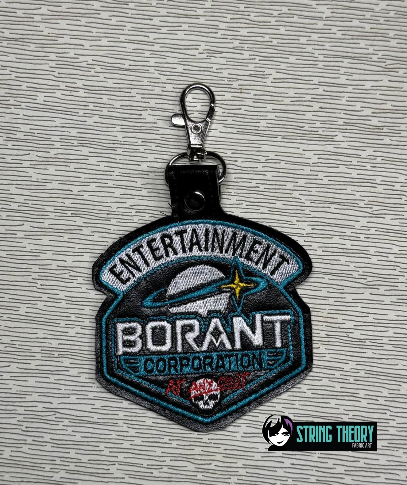 DCC – Borant fob patch ITH machine embroidery design