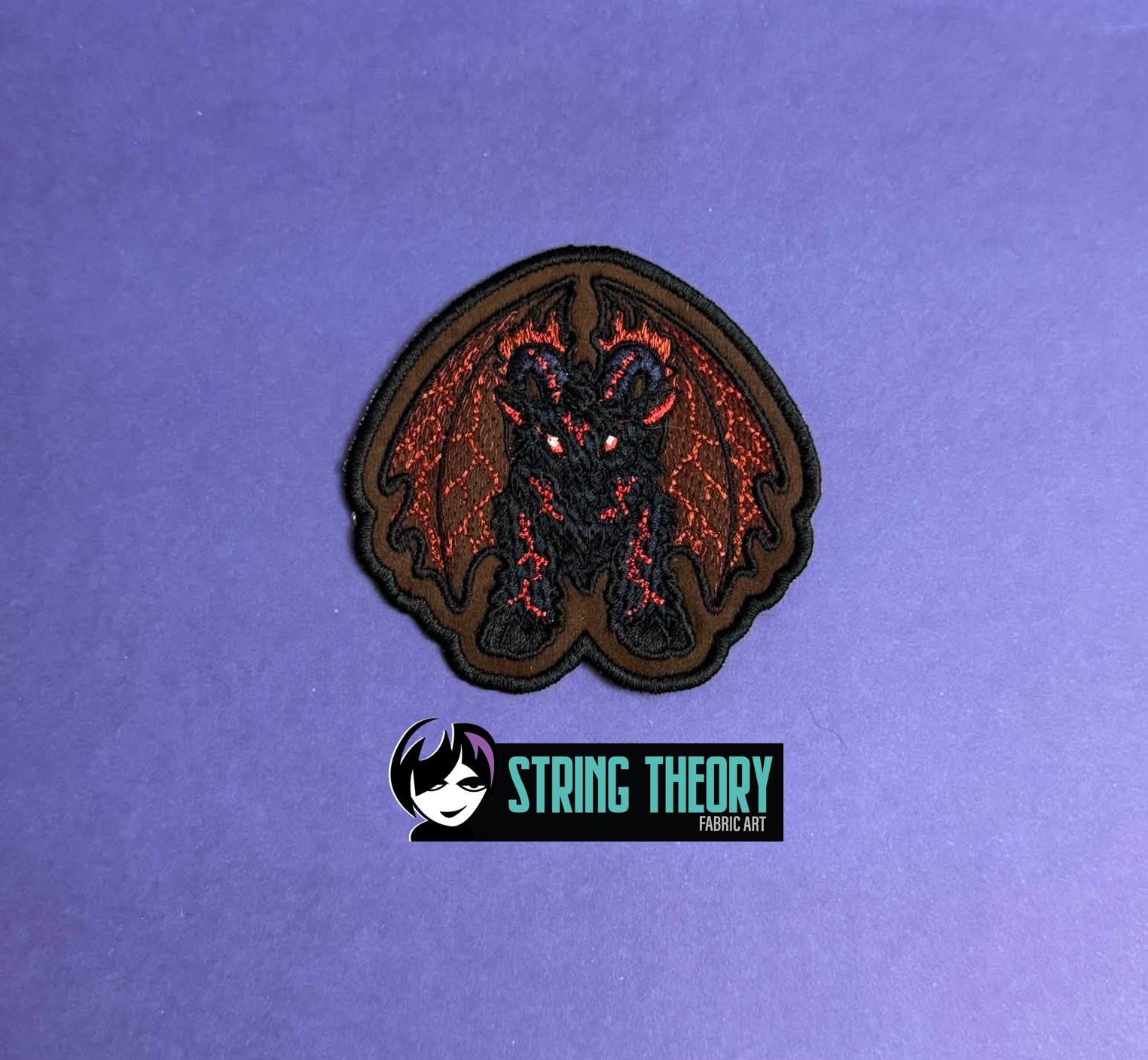 DCC Chibi Bianca fob patch ITH machine embroidery design