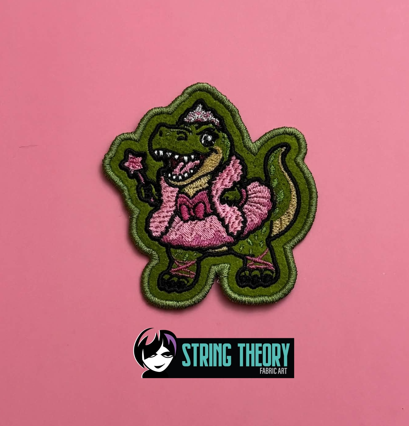 DCC Chibi Big Tina fob patch ITH machine embroidery design
