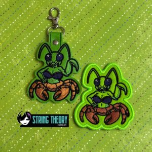 DCC Chibi Odette fob patch ITH machine embroidery design