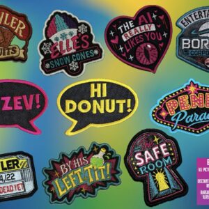 DCC patch set 6 ITH machine embroidery pattern bundle