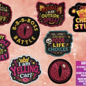 DCC patch set 5 ITH machine embroidery pattern bundle