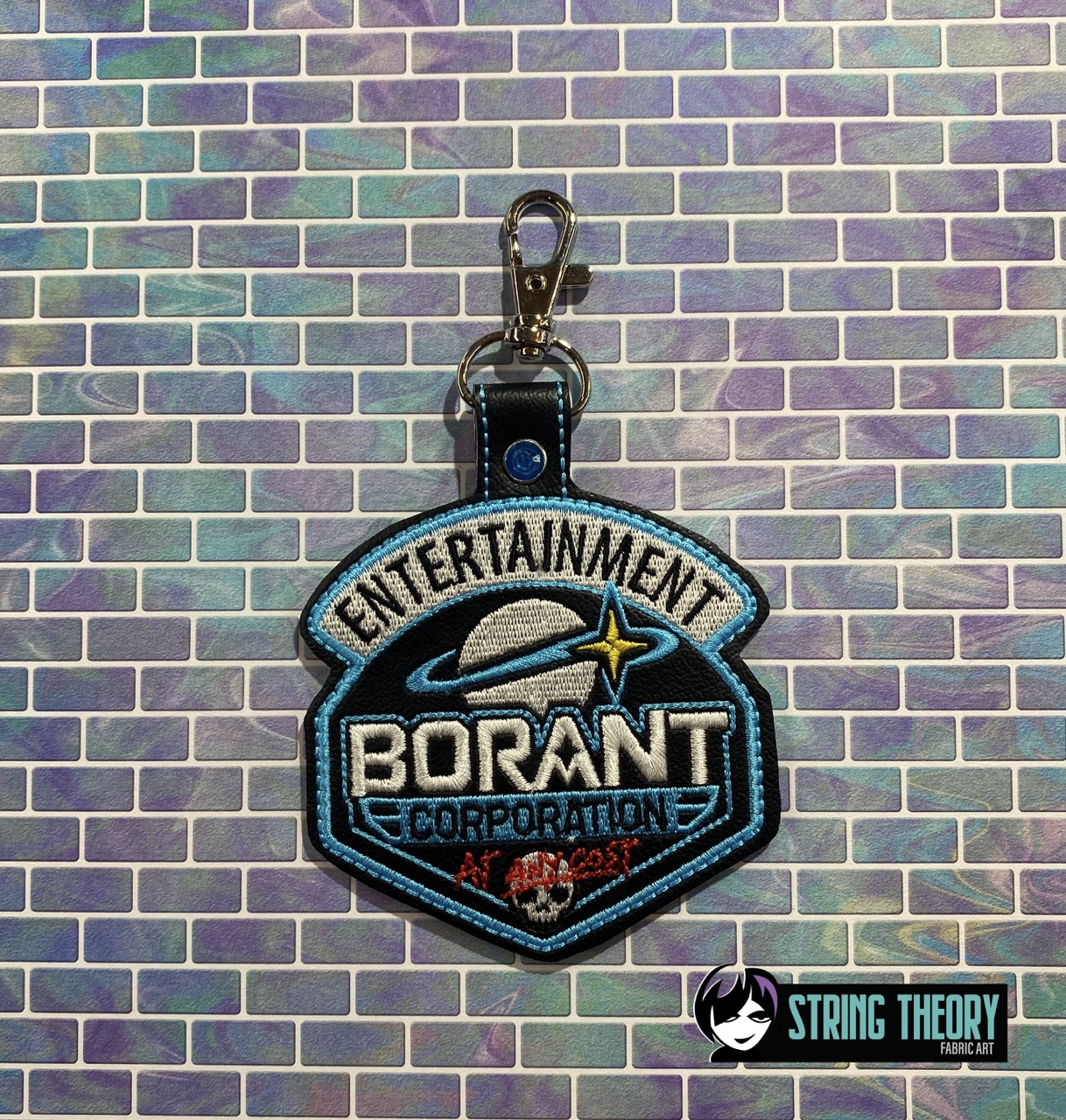 DCC – Borant fob patch ITH machine embroidery design