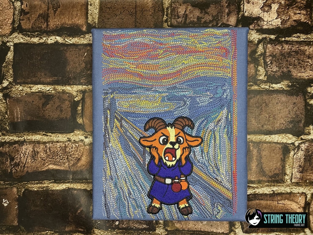 DCC Prepotente The Scream machine embroidery design