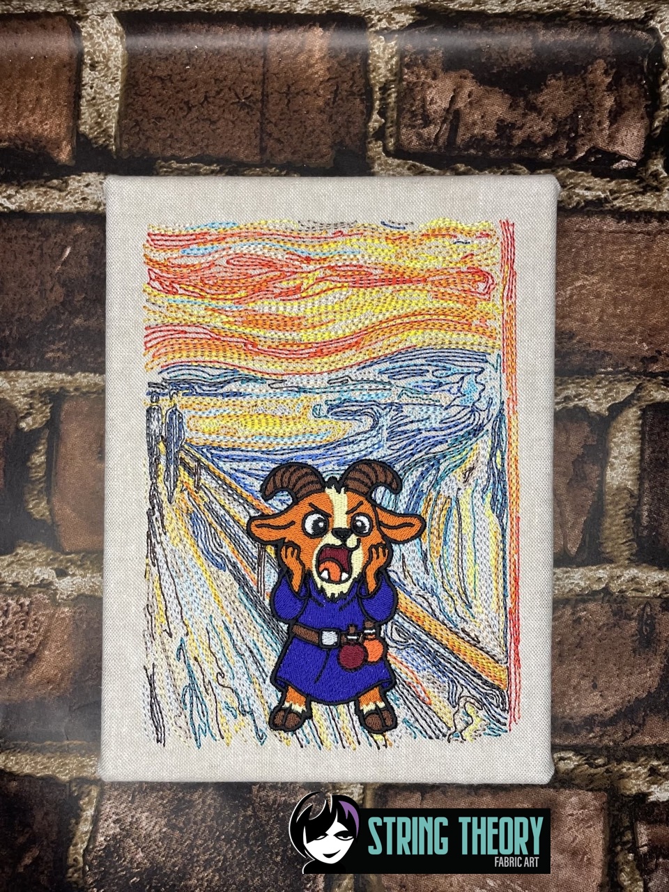 DCC Prepotente The Scream machine embroidery design